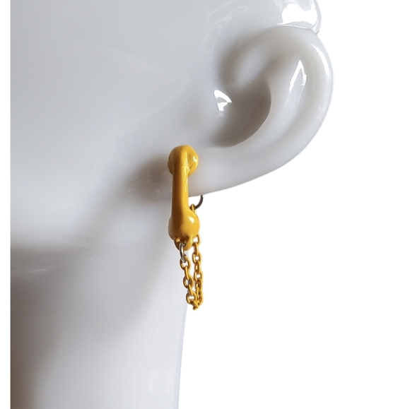 Vintage Jewelry - Vtg. Corded Telephone Earrings